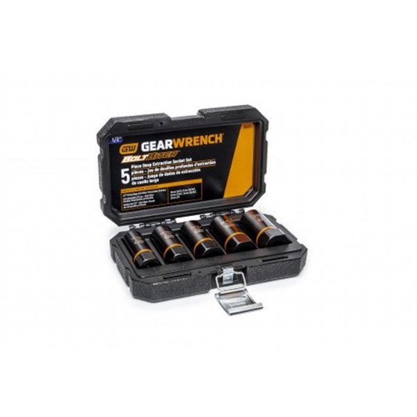 Gearwrench 5 Pc 12 Drive Impact Deep Extract Socket Set KDT86070